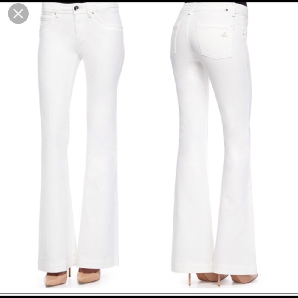 DL 1961 White Flare Jeans. New with Tags!